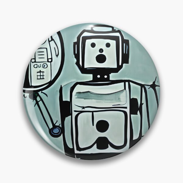 Item preview, Robot in the style of famous art. designed and sold by CRAFTER-MEDIA.