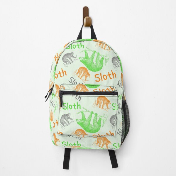Item preview, Cute sloth orange and green design designed and sold by LaylaEvans1.