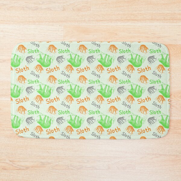 Item preview, Cute sloth orange and green design designed and sold by LaylaEvans1.