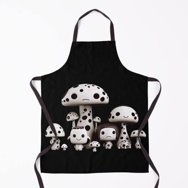 Item preview, Adorable Cow Print Mushroom Family designed and sold by TVBArchive.