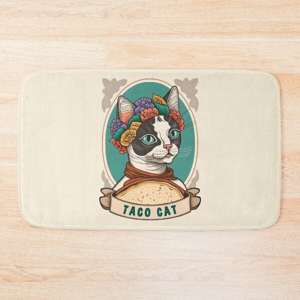 Item preview, Taco Cat Cinco De Mayo Funny Floral Cat Lover Mexican Fiesta designed and sold by SecretDicer.