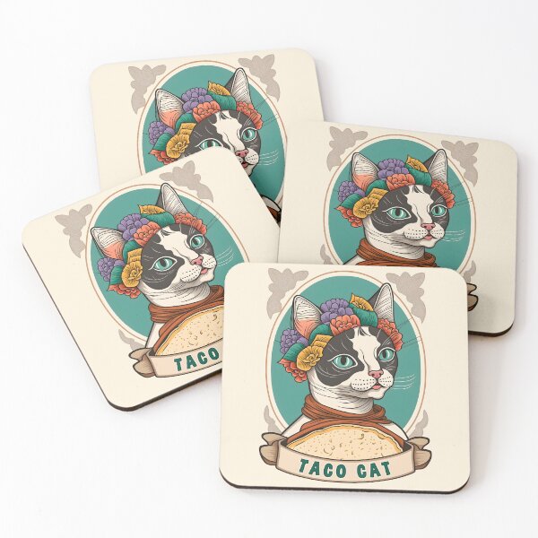 Item preview, Taco Cat Cinco De Mayo Funny Floral Cat Lover Mexican Fiesta designed and sold by SecretDicer.