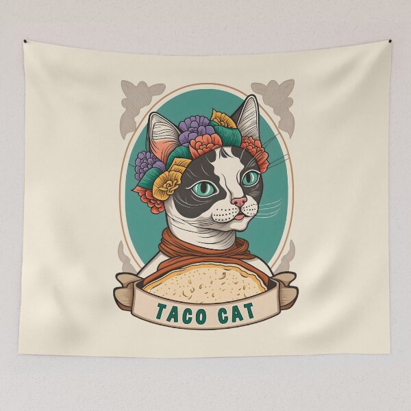 Item preview, Taco Cat Cinco De Mayo Funny Floral Cat Lover Mexican Fiesta designed and sold by SecretDicer.