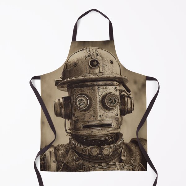 Aperçu de l'œuvre Robot à l'ancienne 5 créée et vendue par Karmatica.