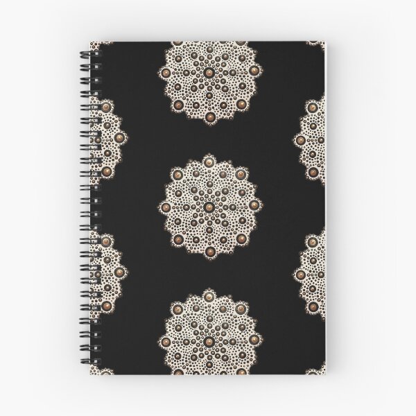 Item preview, Gold and Black Painted Mandala - Black Background designed and sold by Louise-Mae.