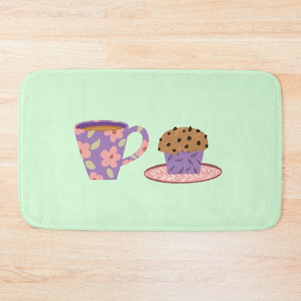 Item preview, Chocolate muffin and tea designed and sold by pinkyfish1010.
