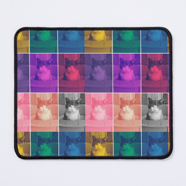 Item preview, colorful grumpy cat is watching you designed and sold by tonimata.
