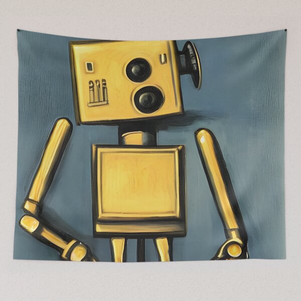 Item preview, Robot in the style of famous art. designed and sold by CRAFTER-MEDIA.