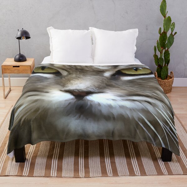Item preview, Stunning Grey Cat Pet Artistic Portrait designed and sold by taiche.