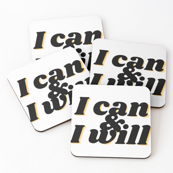 Item preview, I CAN & I WILL phrase designed and sold by skzlv.
