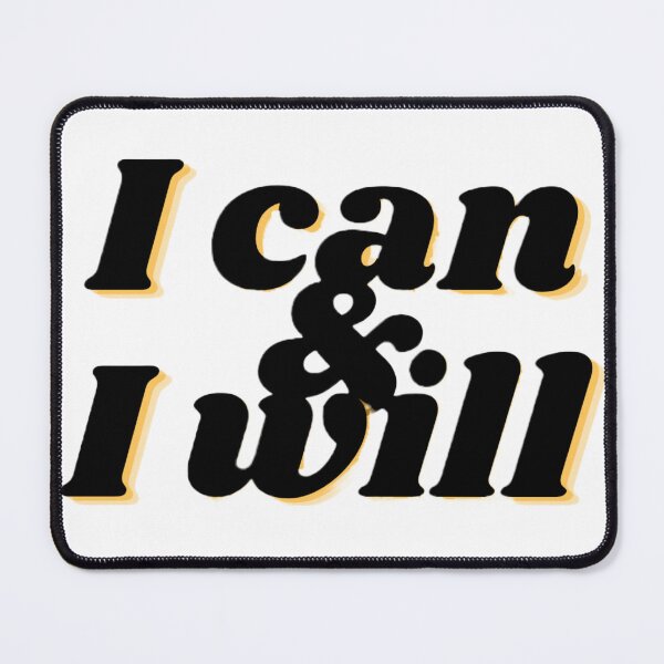 Item preview, I CAN & I WILL phrase designed and sold by skzlv.