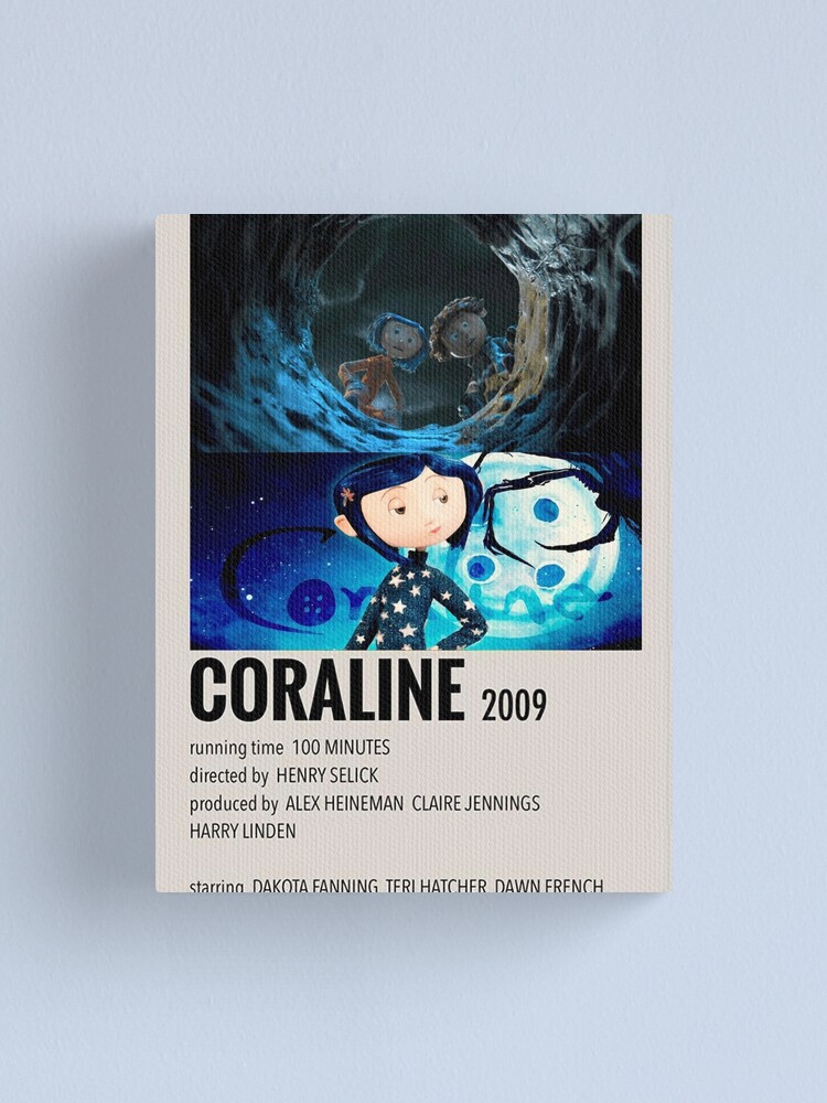 Coraline movie, Coraline film, Coraline film art. | Canvas Print