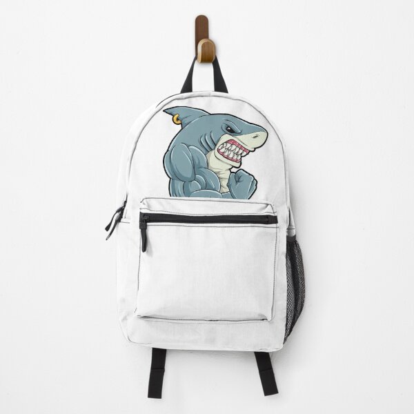 Item preview, ANGRY SHARK (WHITE) designed and sold by RUBYAL.