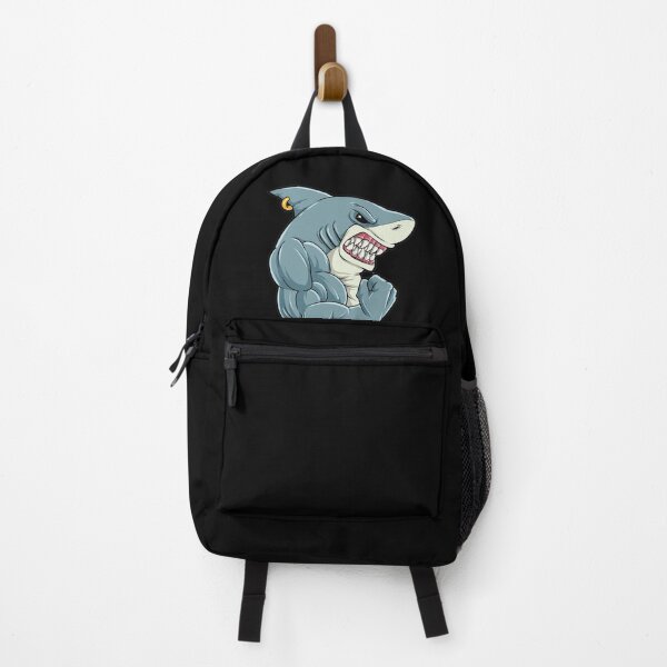 Item preview, ANGRY SHARK (BLACK) designed and sold by RUBYAL.