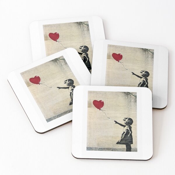 Item preview, Banksy's Girl with a Red Balloon designed and sold by barnateebymass0.