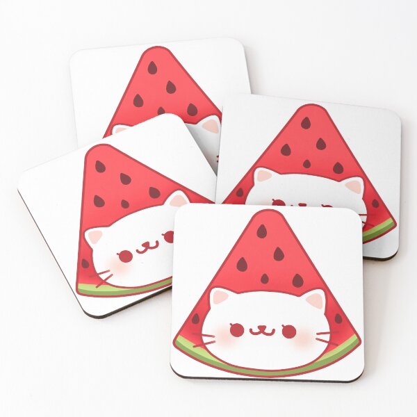 Item preview, Watermelon Cat designed and sold by Narukuku.