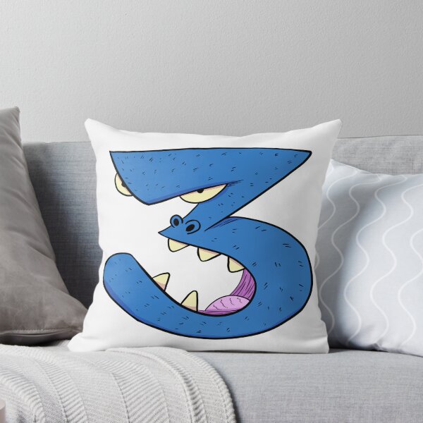 Item preview, Number Monsters - three 3 designed and sold by ngness.