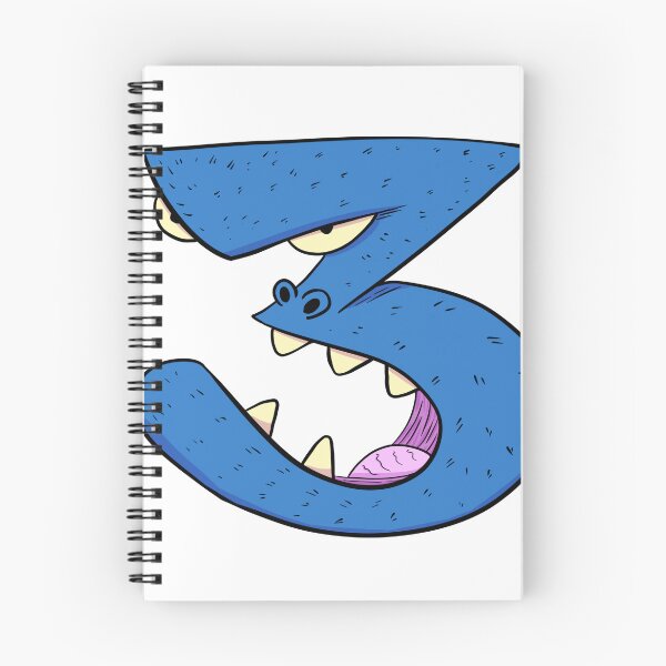 Item preview, Number Monsters - three 3 designed and sold by ngness.