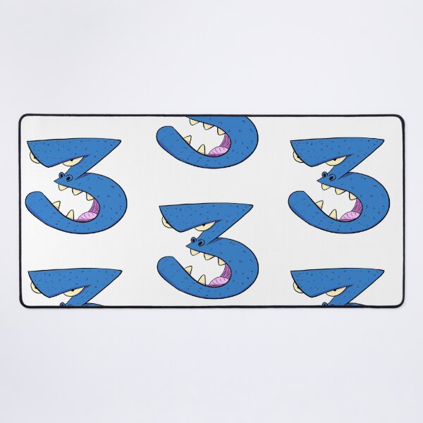 Item preview, Number Monsters - three 3 designed and sold by ngness.