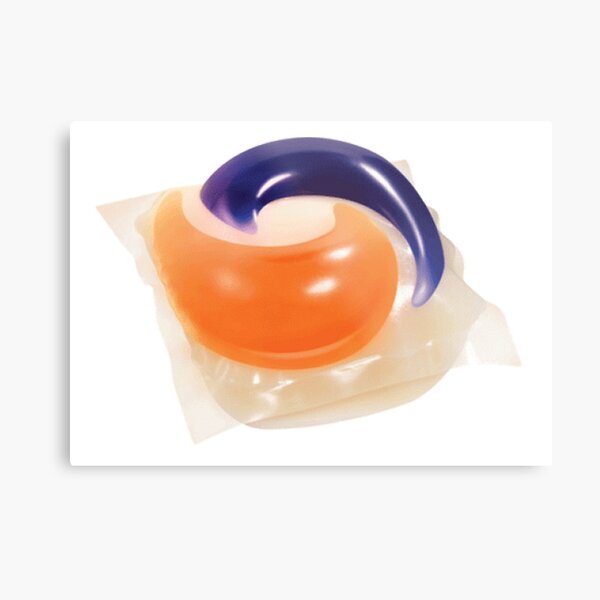 Laundry Pod Metal Print