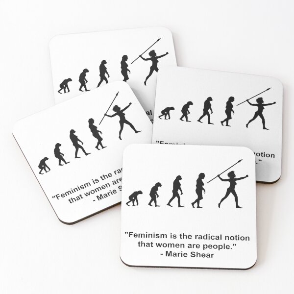 Item preview, Feminism - Women are people - Marie Shear designed and sold by GetItGiftIt.