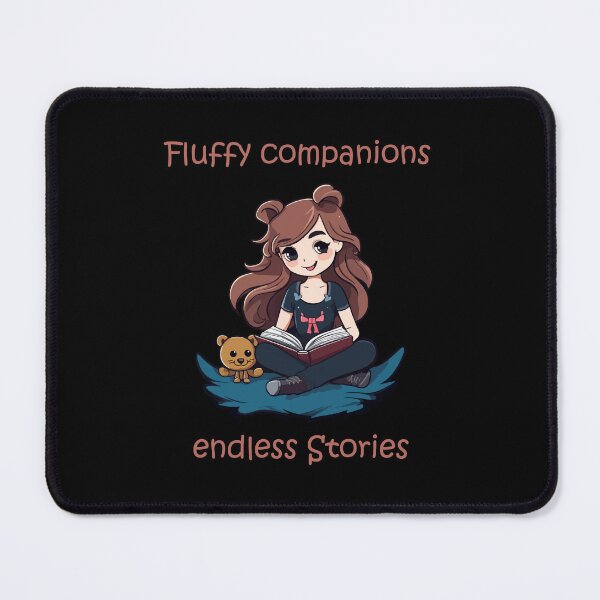 Item preview, Girl, Teddy & Book Reading designed and sold by Fabian Amstutz.