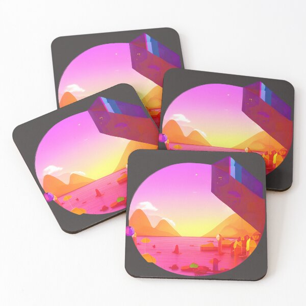 Item preview, Futuristic Lake Landscape designed and sold by Chubuter.