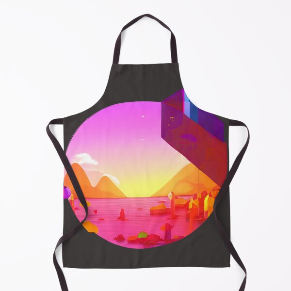 Item preview, Futuristic Lake Landscape designed and sold by Chubuter.