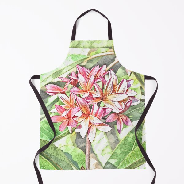 Item preview, Hawaiian Pink Plumeria Watercolor Digital Art designed and sold by CommandoCrane.