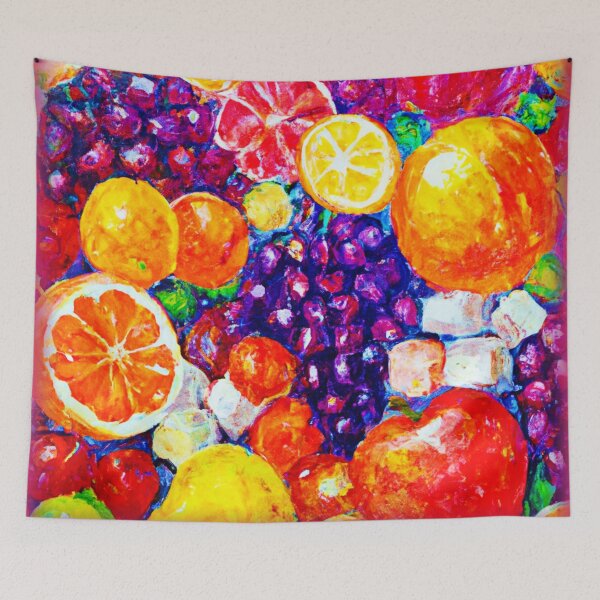 Item preview,  "Fresh Fruits Pattern" Cute Art. Buy Now  designed and sold by Health And Fitness Posts e-Store.