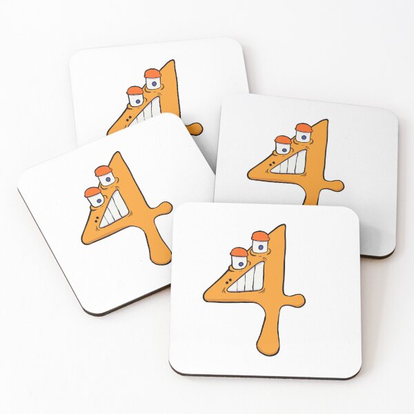 Item preview, Number Monsters - Four 4 designed and sold by ngness.
