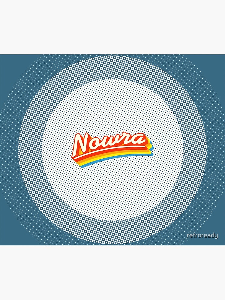 "Nowra, NSW Retro Rainbow" Poster for Sale by retroready Redbubble