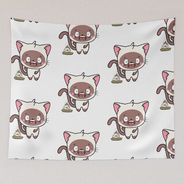 Item preview, Funny White Cat steps on a dirty diaper designed and sold by Pet Station.