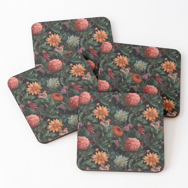 Item preview, Elegant Floral Symphony on Black designed and sold by Adam Prettyjohns.