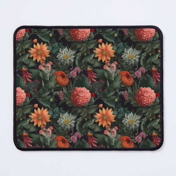 Item preview, Elegant Floral Symphony on Black designed and sold by Adam Prettyjohns.