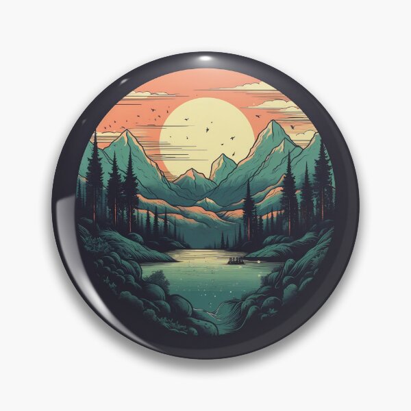 Artikelvorschau, Mountain Landscape entworfen und verkauft von Hikiversity.