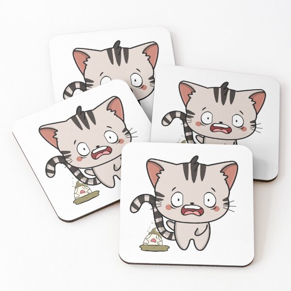 Item preview, Funny Tabby Cat steps on a dirty diaper designed and sold by Pet Station.