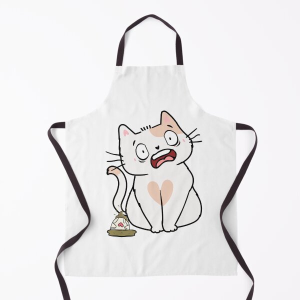 Item preview, Funny White Cat steps on a dirty diaper designed and sold by Pet Station.