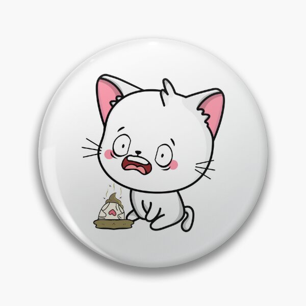 Item preview, Funny White Cat steps on a dirty diaper designed and sold by Pet Station.