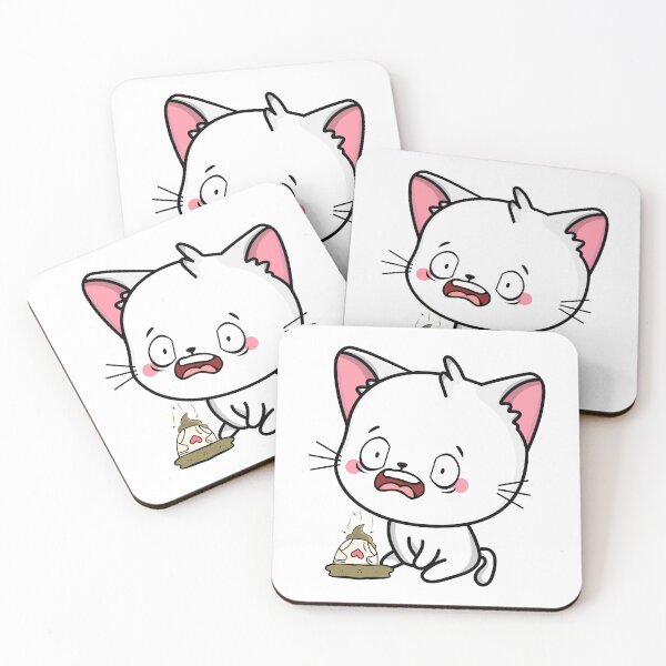 Item preview, Funny White Cat steps on a dirty diaper designed and sold by Pet Station.