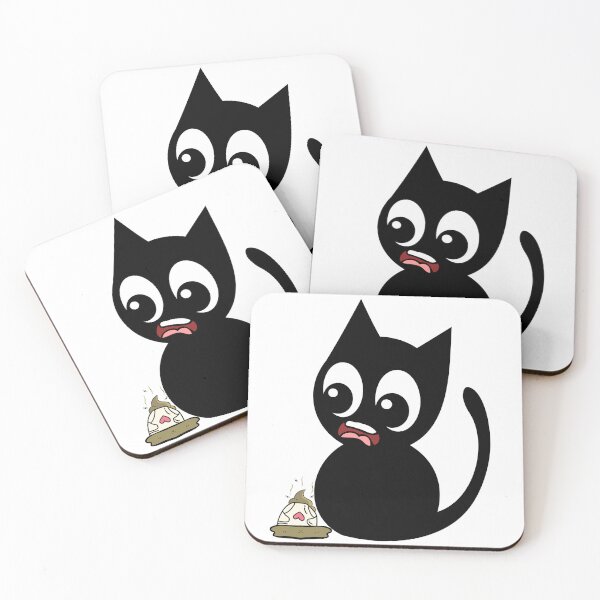 Item preview, Funny Black Cat steps on a dirty diaper designed and sold by Pet Station.