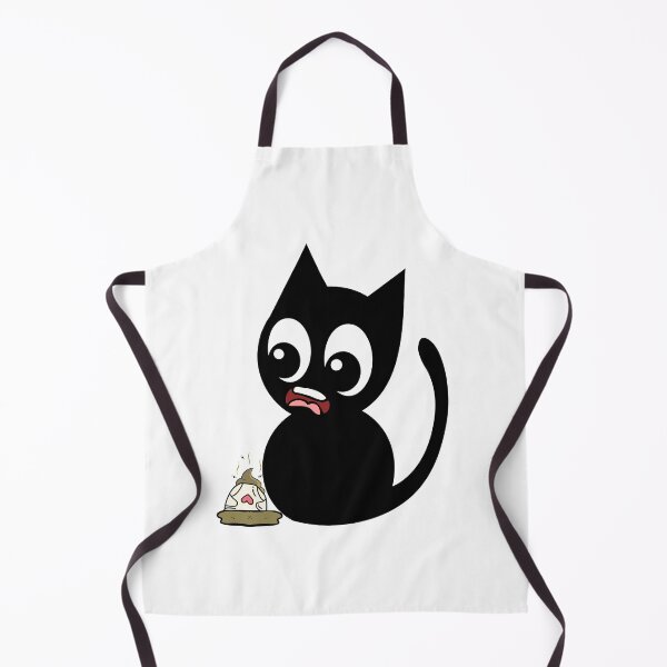 Item preview, Funny Black Cat steps on a dirty diaper designed and sold by Pet Station.
