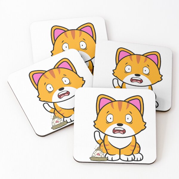 Item preview, Funny orange Cat steps on a dirty diaper designed and sold by Pet Station.