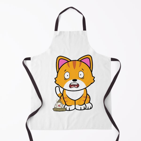Item preview, Funny orange Cat steps on a dirty diaper designed and sold by Pet Station.