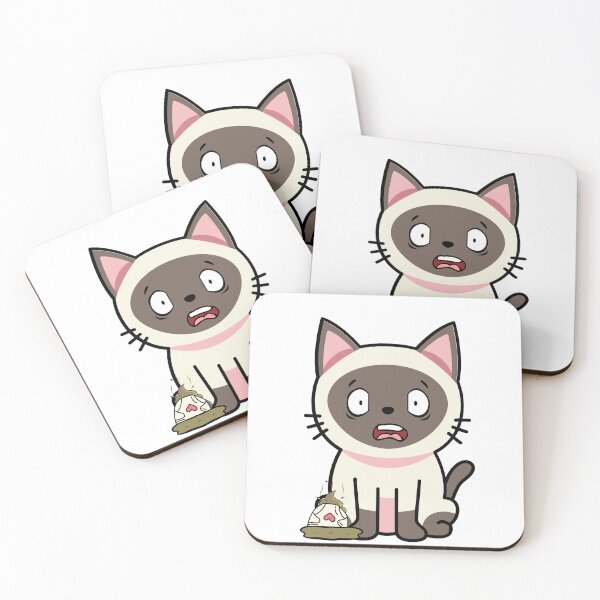 Item preview, Funny siamese Cat steps on a dirty diaper designed and sold by Pet Station.