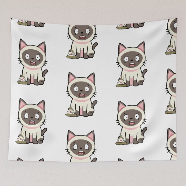 Item preview, Funny siamese Cat steps on a dirty diaper designed and sold by Pet Station.