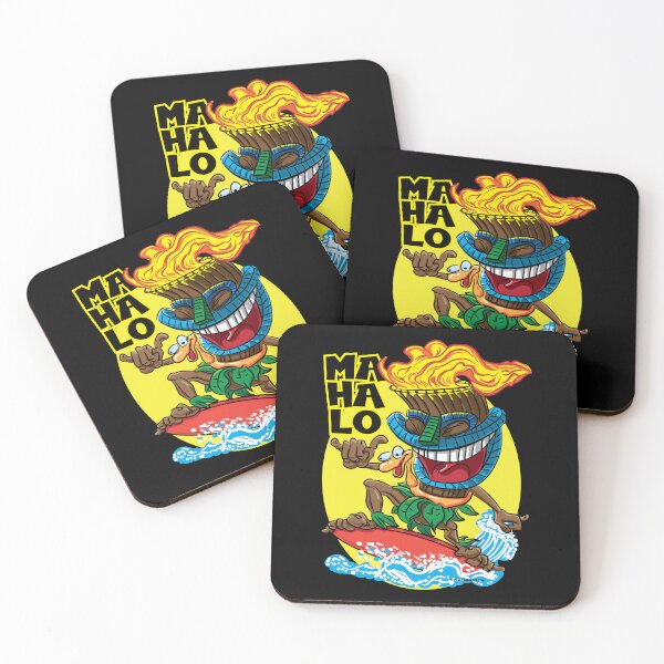 Item preview, Mahalo Tiki Surfer designed and sold by eShirtLabs.
