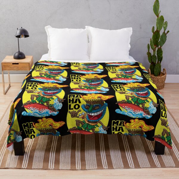 Item preview, Mahalo Tiki Surfer designed and sold by eShirtLabs.