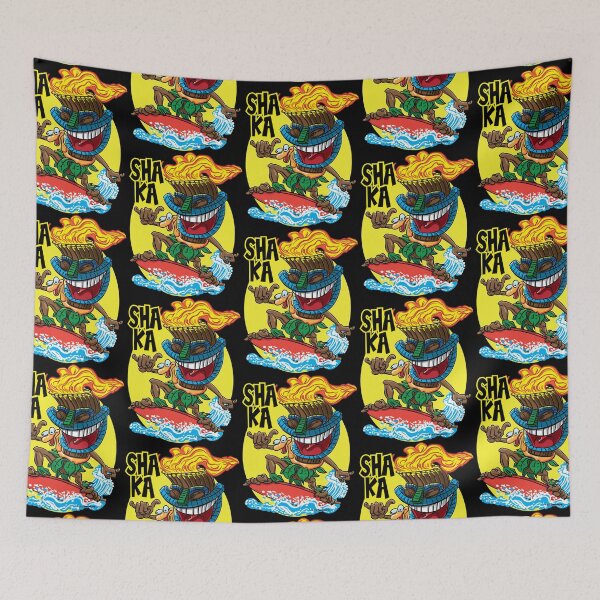 Item preview, Shaka Tiki Surfer designed and sold by eShirtLabs.
