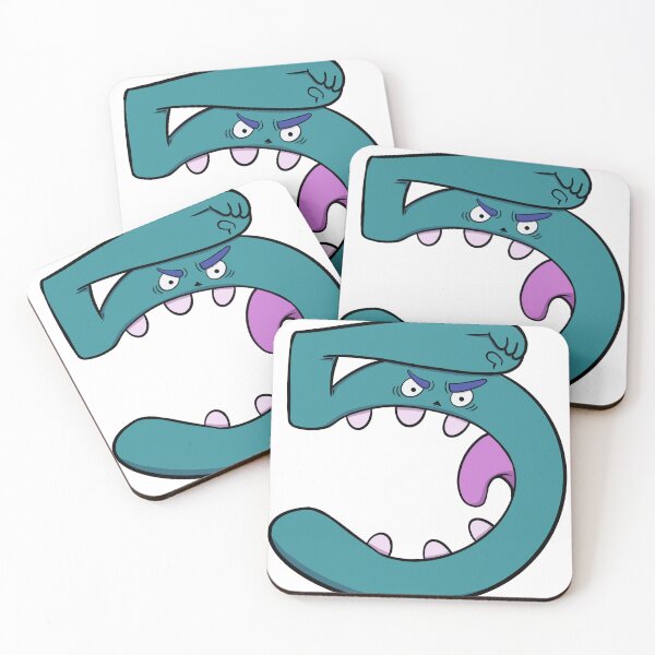 Item preview, Number Monsters - Five 5 designed and sold by ngness.